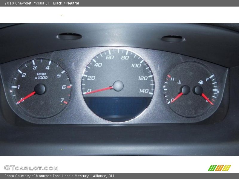 Black / Neutral 2010 Chevrolet Impala LT
