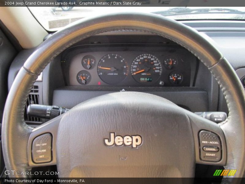 Graphite Metallic / Dark Slate Gray 2004 Jeep Grand Cherokee Laredo 4x4