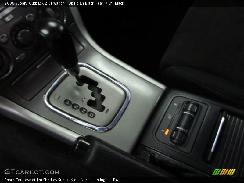 Obsidian Black Pearl / Off Black 2008 Subaru Outback 2.5i Wagon