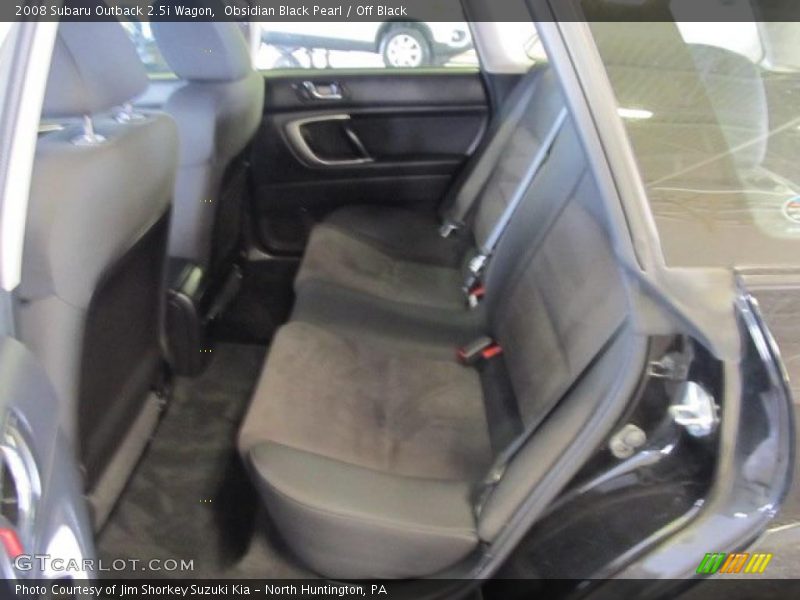 Obsidian Black Pearl / Off Black 2008 Subaru Outback 2.5i Wagon