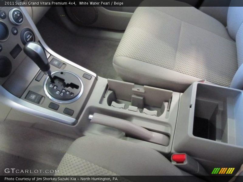 White Water Pearl / Beige 2011 Suzuki Grand Vitara Premium 4x4
