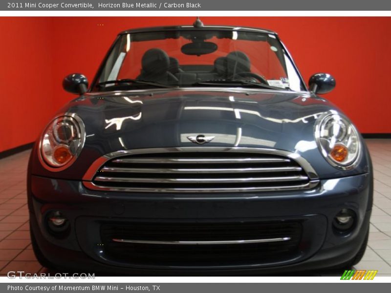 Horizon Blue Metallic / Carbon Black 2011 Mini Cooper Convertible