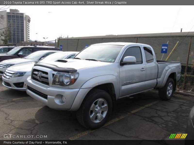 Silver Streak Mica / Graphite 2010 Toyota Tacoma V6 SR5 TRD Sport Access Cab 4x4