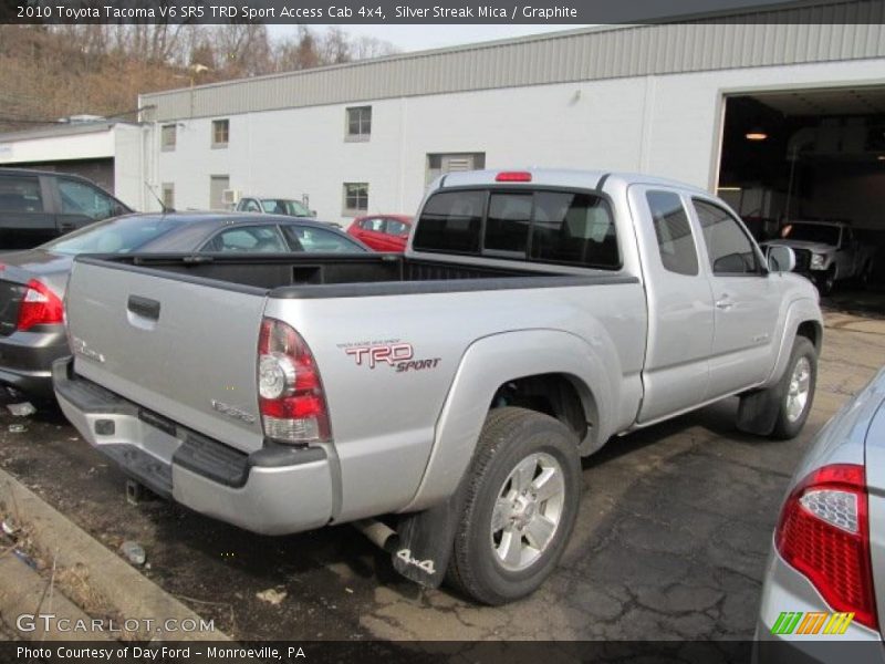 Silver Streak Mica / Graphite 2010 Toyota Tacoma V6 SR5 TRD Sport Access Cab 4x4