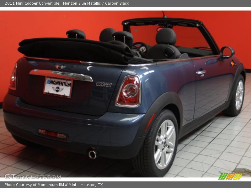Horizon Blue Metallic / Carbon Black 2011 Mini Cooper Convertible
