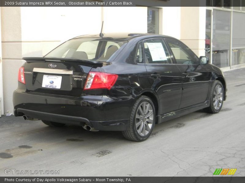 Obsidian Black Pearl / Carbon Black 2009 Subaru Impreza WRX Sedan