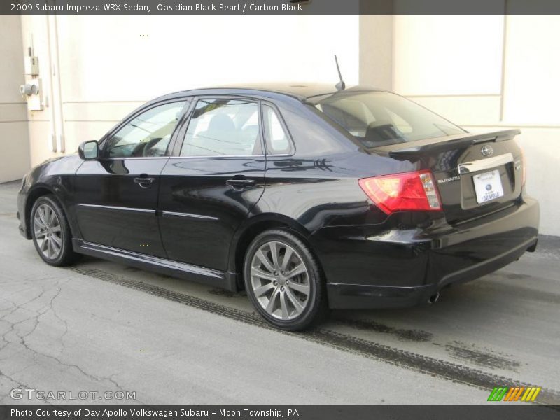 Obsidian Black Pearl / Carbon Black 2009 Subaru Impreza WRX Sedan