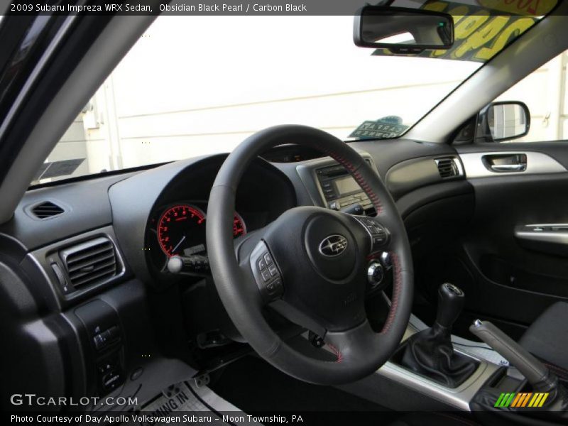 Obsidian Black Pearl / Carbon Black 2009 Subaru Impreza WRX Sedan