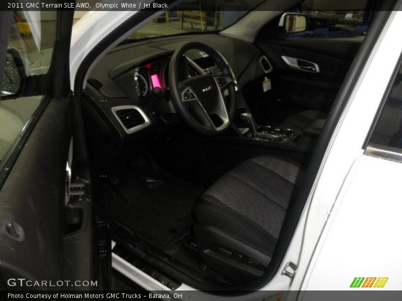 Olympic White / Jet Black 2011 GMC Terrain SLE AWD