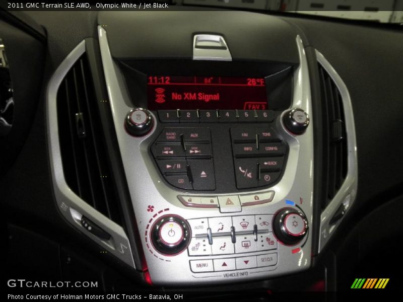 Controls of 2011 Terrain SLE AWD