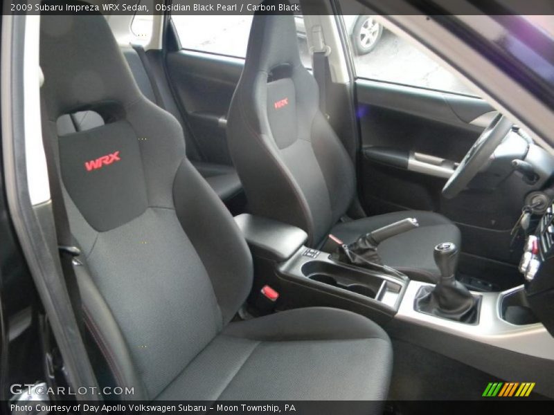  2009 Impreza WRX Sedan Carbon Black Interior