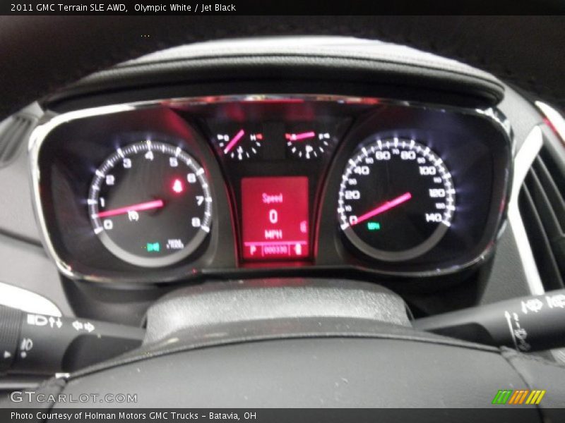 Olympic White / Jet Black 2011 GMC Terrain SLE AWD