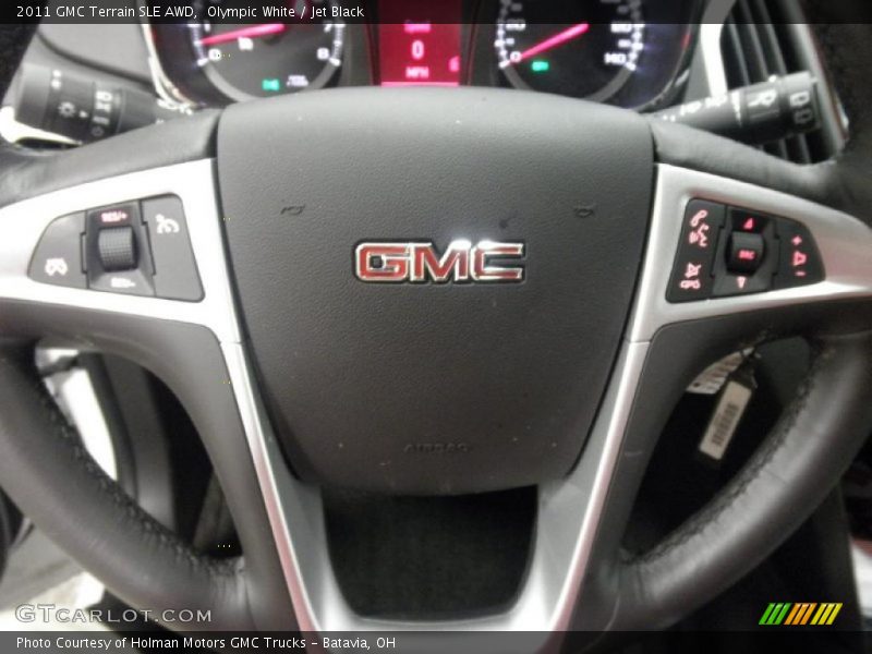 Olympic White / Jet Black 2011 GMC Terrain SLE AWD