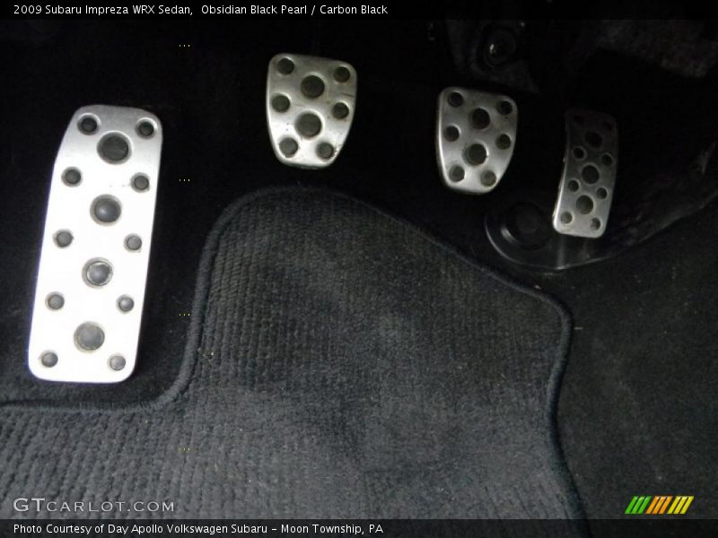 Obsidian Black Pearl / Carbon Black 2009 Subaru Impreza WRX Sedan