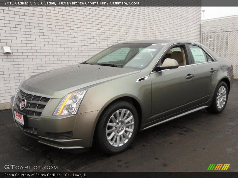 Front 3/4 View of 2011 CTS 3.0 Sedan