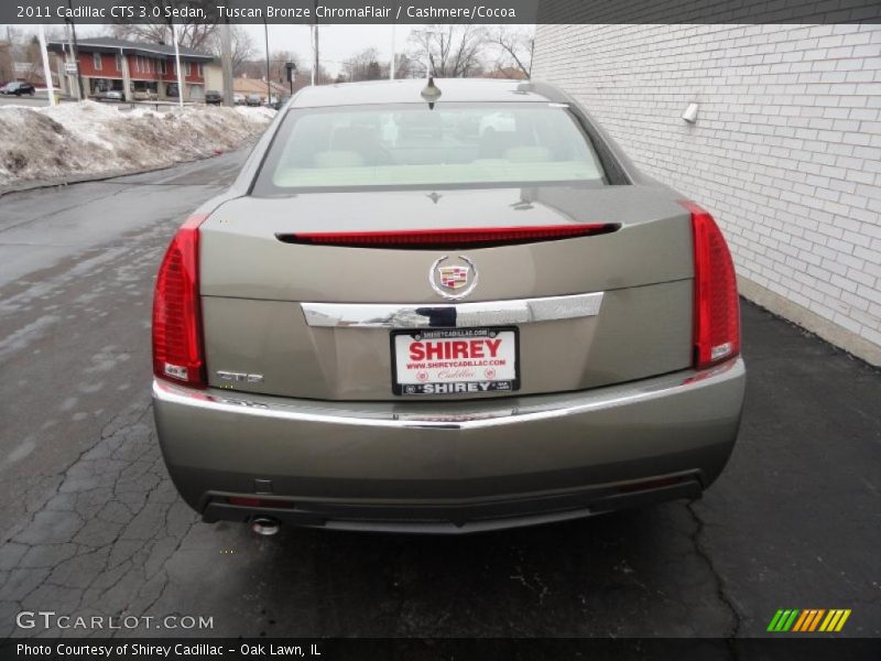 Tuscan Bronze ChromaFlair / Cashmere/Cocoa 2011 Cadillac CTS 3.0 Sedan