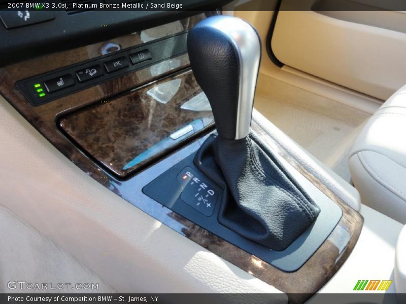 Platinum Bronze Metallic / Sand Beige 2007 BMW X3 3.0si
