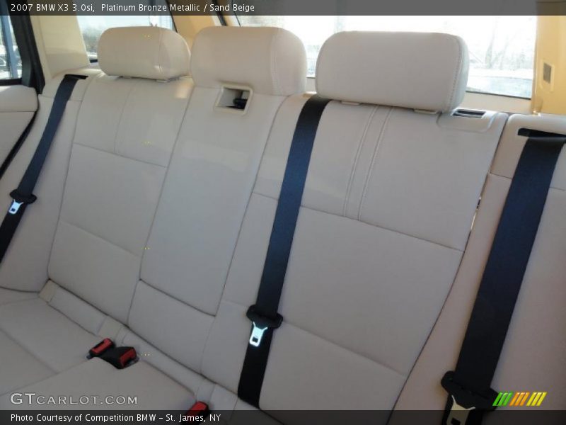 Platinum Bronze Metallic / Sand Beige 2007 BMW X3 3.0si