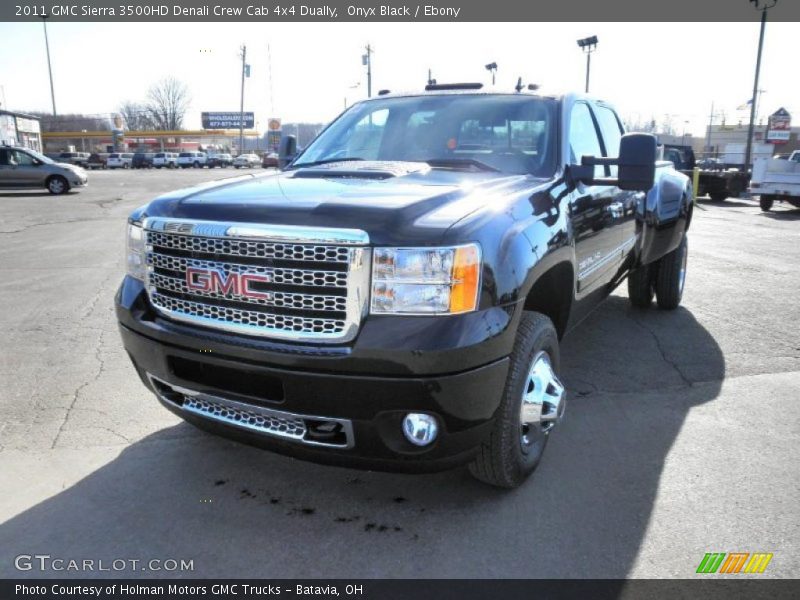  2011 Sierra 3500HD Denali Crew Cab 4x4 Dually Onyx Black