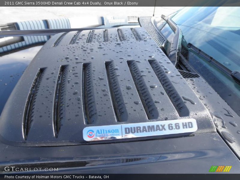 Onyx Black / Ebony 2011 GMC Sierra 3500HD Denali Crew Cab 4x4 Dually