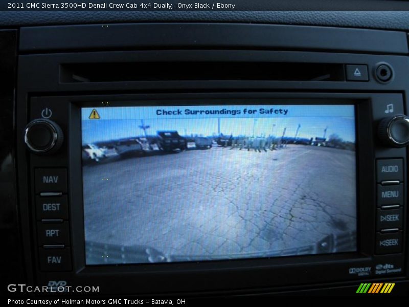 Onyx Black / Ebony 2011 GMC Sierra 3500HD Denali Crew Cab 4x4 Dually