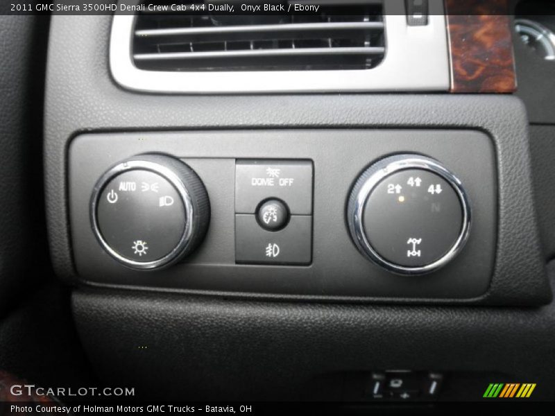 Controls of 2011 Sierra 3500HD Denali Crew Cab 4x4 Dually