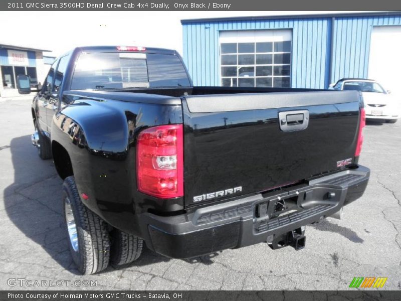 Onyx Black / Ebony 2011 GMC Sierra 3500HD Denali Crew Cab 4x4 Dually