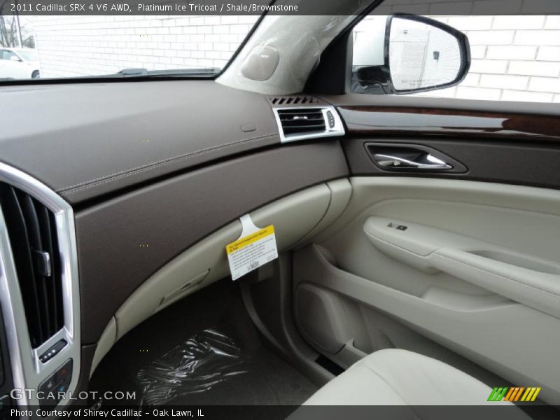 Platinum Ice Tricoat / Shale/Brownstone 2011 Cadillac SRX 4 V6 AWD
