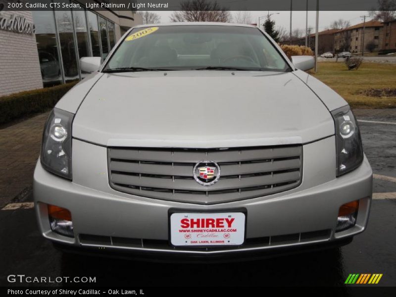 Light Platinum / Light Neutral 2005 Cadillac CTS Sedan