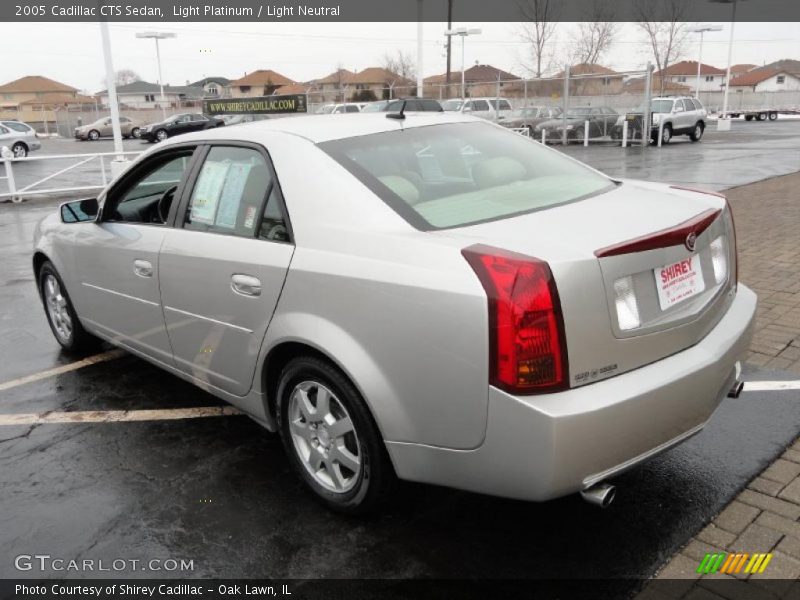 Light Platinum / Light Neutral 2005 Cadillac CTS Sedan