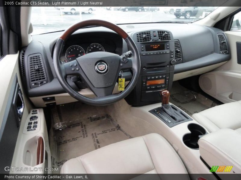 Light Platinum / Light Neutral 2005 Cadillac CTS Sedan