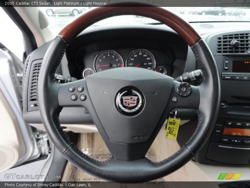 Light Platinum / Light Neutral 2005 Cadillac CTS Sedan