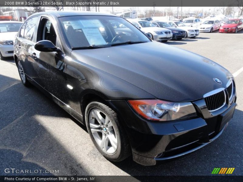 Black Sapphire Metallic / Black 2008 BMW 3 Series 328xi Sedan