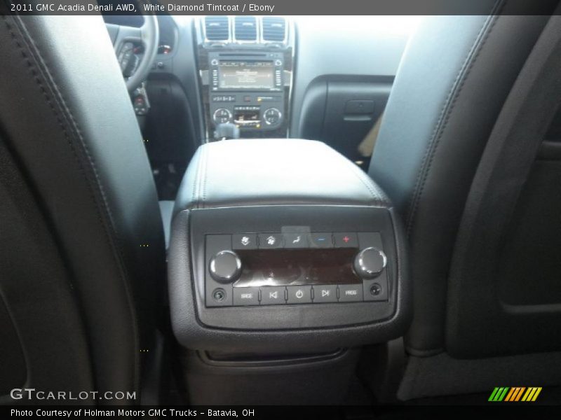 White Diamond Tintcoat / Ebony 2011 GMC Acadia Denali AWD