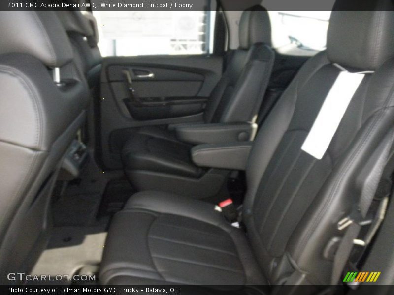 White Diamond Tintcoat / Ebony 2011 GMC Acadia Denali AWD