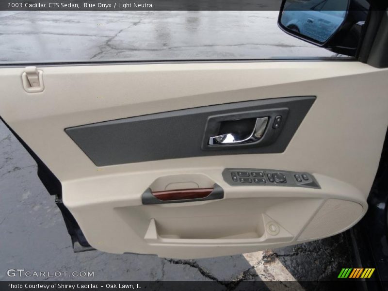 Blue Onyx / Light Neutral 2003 Cadillac CTS Sedan