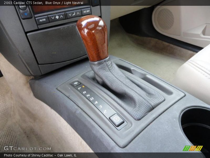 Blue Onyx / Light Neutral 2003 Cadillac CTS Sedan