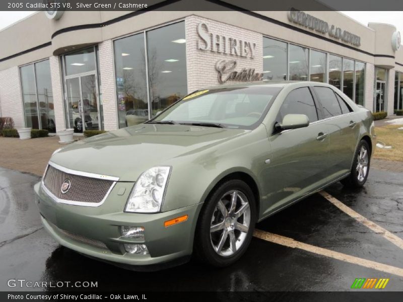 Silver Green / Cashmere 2005 Cadillac STS V8