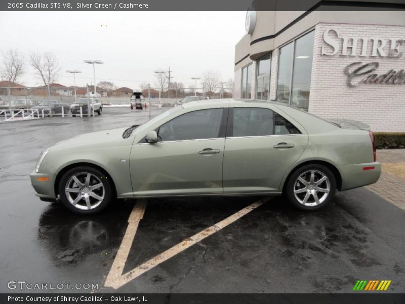 Silver Green / Cashmere 2005 Cadillac STS V8