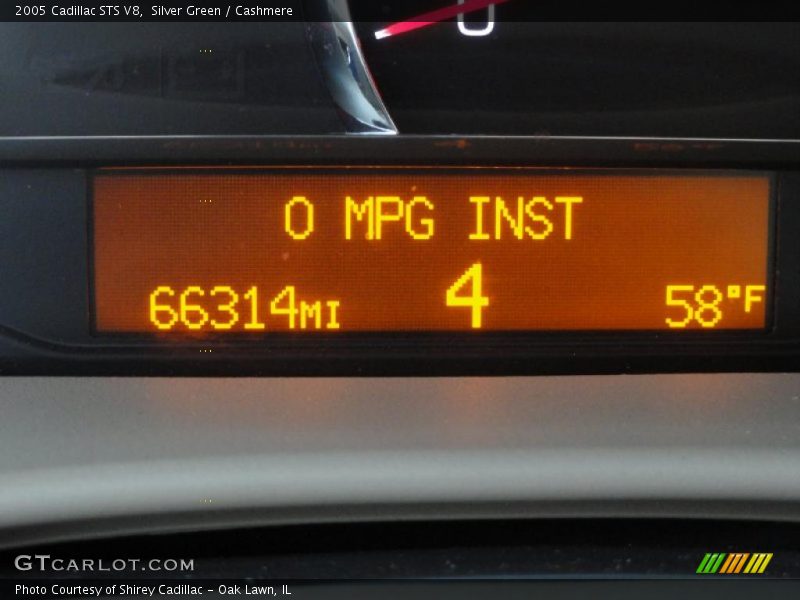 Silver Green / Cashmere 2005 Cadillac STS V8