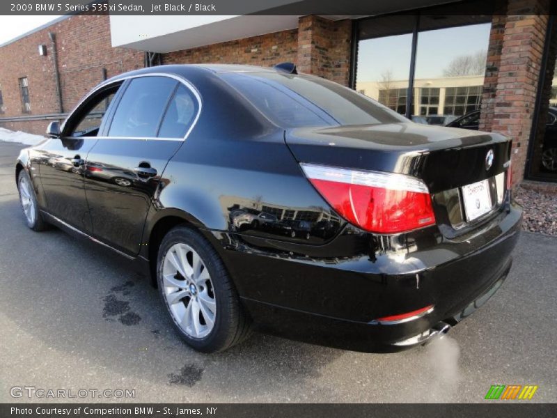 Jet Black / Black 2009 BMW 5 Series 535xi Sedan