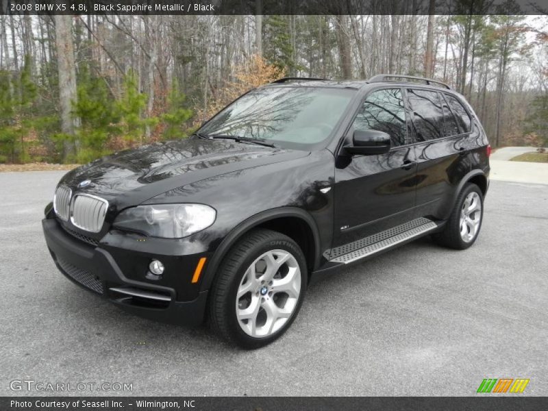 Black Sapphire Metallic / Black 2008 BMW X5 4.8i