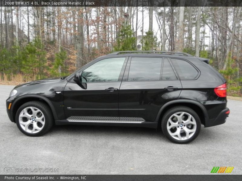 Black Sapphire Metallic / Black 2008 BMW X5 4.8i