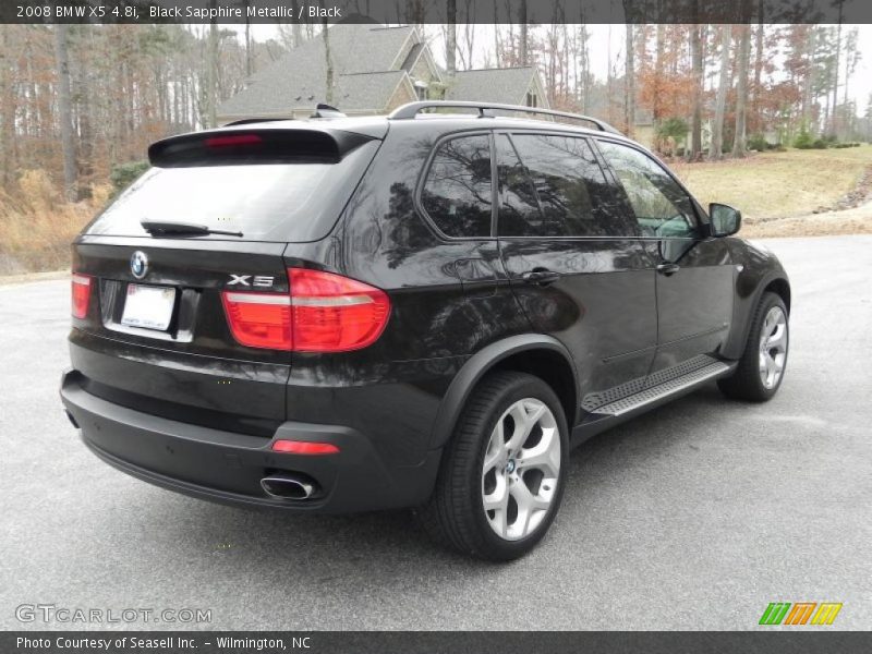 Black Sapphire Metallic / Black 2008 BMW X5 4.8i