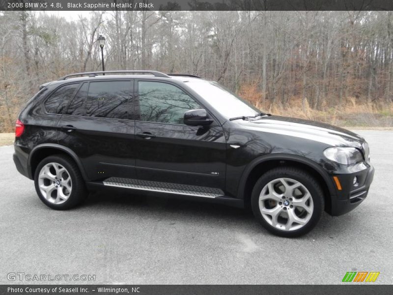 Black Sapphire Metallic / Black 2008 BMW X5 4.8i