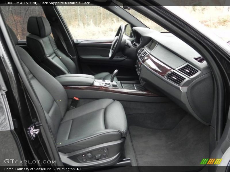 Black Sapphire Metallic / Black 2008 BMW X5 4.8i