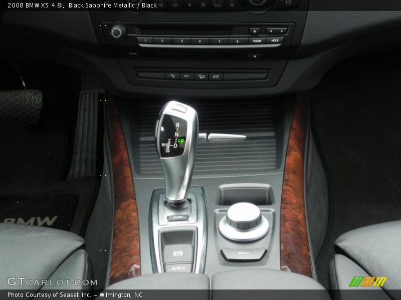 Black Sapphire Metallic / Black 2008 BMW X5 4.8i