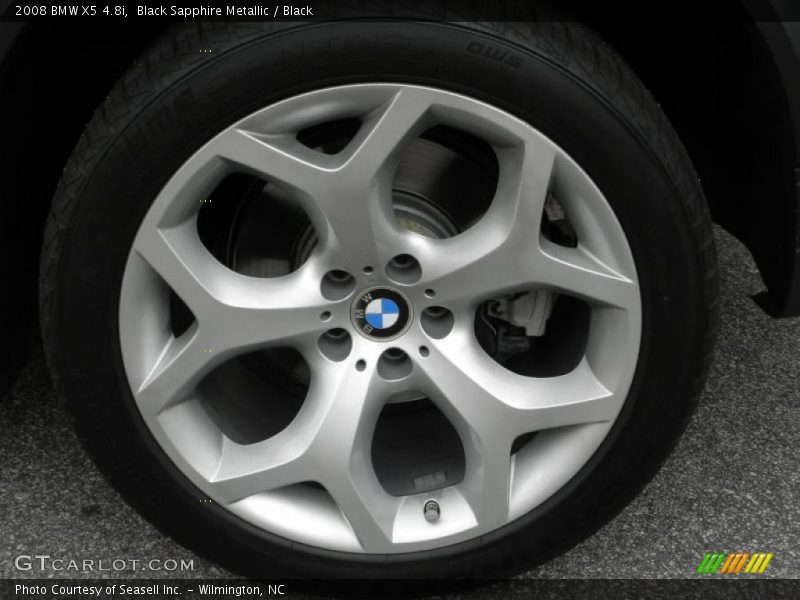 Black Sapphire Metallic / Black 2008 BMW X5 4.8i