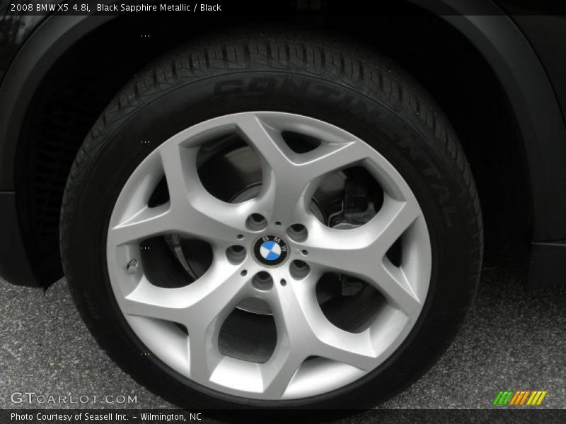 Black Sapphire Metallic / Black 2008 BMW X5 4.8i