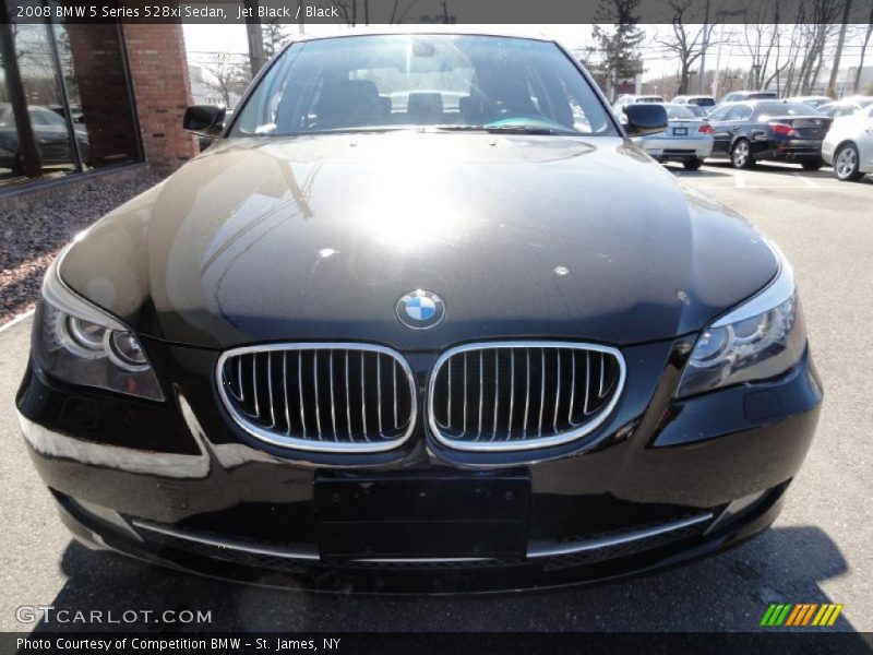 Jet Black / Black 2008 BMW 5 Series 528xi Sedan